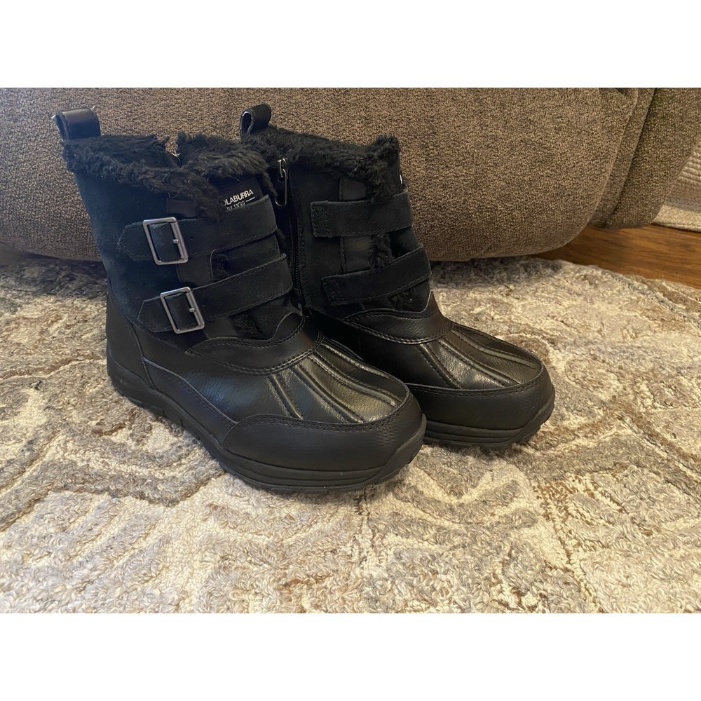Koolaburra by UGG Imree Moto Boots Black Womens 9 Insulated Waterproof Shoes